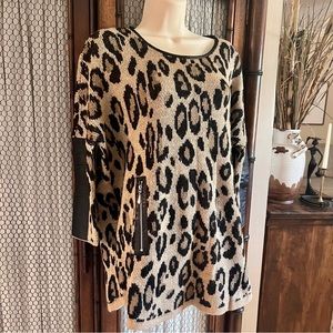Chico’s Leopard Print Sweater